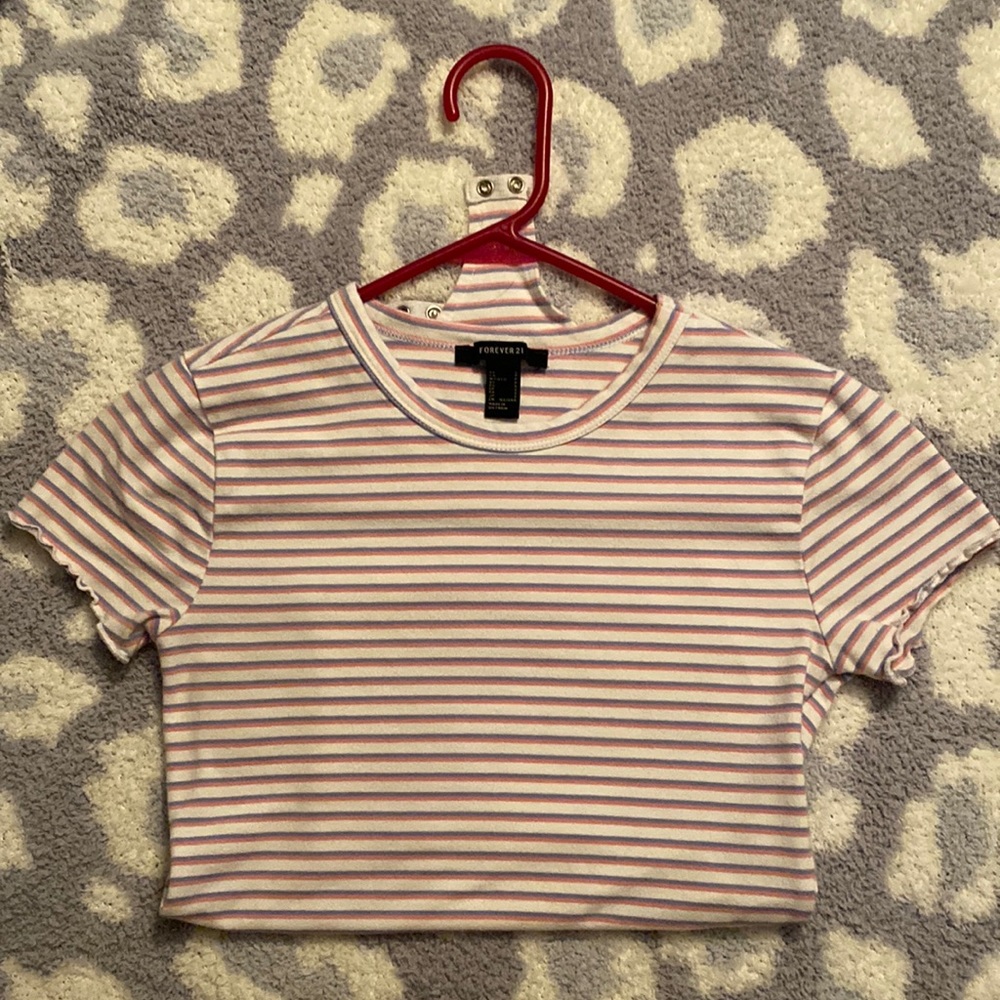 Forever 21 Striped Bodysuit